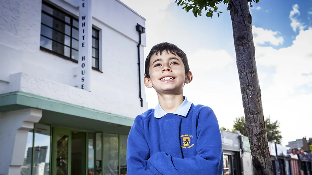 A student at the Craigmillar Centre