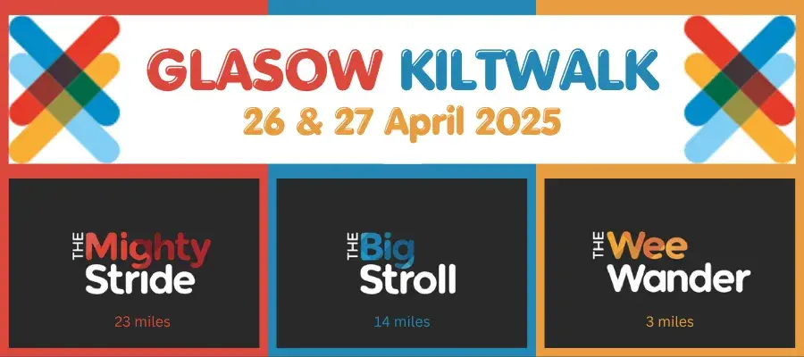Glasgow Kiltwalk logos