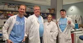 David Story, (pictured second from the left) with his team.