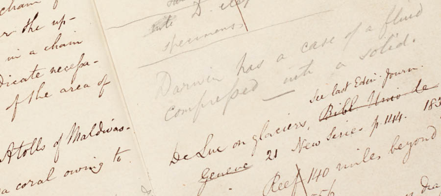 A collection for everyone | Save Charles Lyell's notebooks | Giving